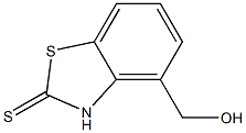 2(3H)-Benzothiazolethione,4-(hydroxymethyl)-(9CI) Structure