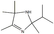 1H-Imidazole,2,5-dihydro-2,4,5,5-tetramethyl-2-(1-methylethyl)-(9CI) 구조식 이미지