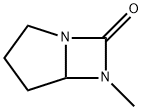 1,6-Diazabicyclo[3.2.0]heptan-7-one,6-methyl-(9CI) 구조식 이미지