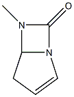 1,6-Diazabicyclo[3.2.0]hept-2-en-7-one,6-methyl-(9CI) 구조식 이미지