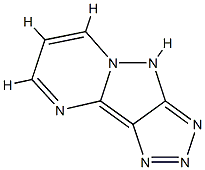 1H-1,2,3-Triazolo[4,5:3,4]pyrazolo[1,5-a]pyrimidine  (9CI) 구조식 이미지