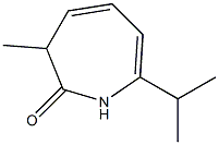 2H-Azepin-2-one,1,3-dihydro-7-isopropyl-3-methyl-(8CI) Structure