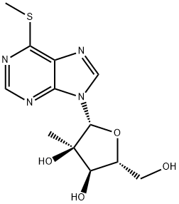 2'-C-메틸-6-S-메틸-6-티오-이노신 구조식 이미지