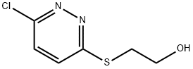 2-[(6-chloro-3-pyridazinyl)thio]ethanol(SALTDATA: FREE) Structure