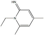 2,4-Lutidine,1-ethyl-1,6-dihydro-6-imino-(8CI) Structure