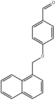 4-(naphthalen-1-ylmethoxy)benzaldehyde 구조식 이미지