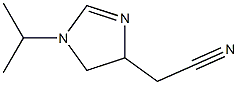 1H-Imidazole-4-acetonitrile,4,5-dihydro-1-(1-methylethyl)-(9CI) 구조식 이미지