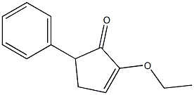 2-Cyclopenten-1-one,2-ethoxy-5-phenyl-(9CI) Structure