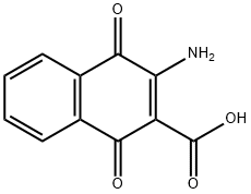 2-amino-3-carboxy-1,4-naphthoquinone 구조식 이미지