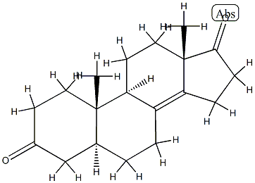 5α-Androst-8(14)-ene-3,17-dione 구조식 이미지