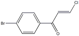 (E)-4'-Bromo-β-chloroacrylophenone Structure
