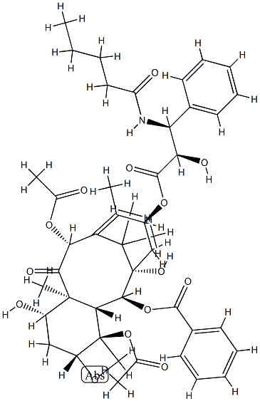 BUTYL ANALOG OF TAXOL, n-(RG) Structure