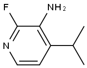 3-Pyridinamine,2-fluoro-4-(1-methylethyl)-(9CI) Structure