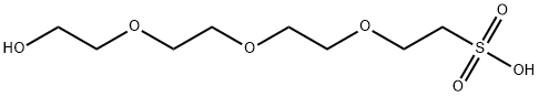 Hydroxy-PEG3-sulfonic acid Structure