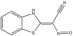 2-Benzothiazoleacetonitrile,-(hydroxyimino)-,(Z)-(9CI) Structure