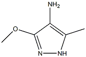 1H-Pyrazol-4-amine,3-methoxy-5-methyl-(9CI) 구조식 이미지