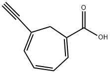 1,3,5-사이클로헵타트리엔-1-카복실산,6-에티닐-(9CI) 구조식 이미지