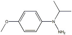 1-(p-메톡시-α-메틸페네틸)히드라진 구조식 이미지