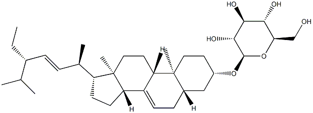 alpha-Spinasterol glucoside Structure