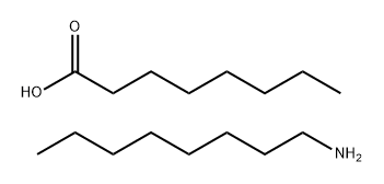 옥탄산,옥틸아민(1:1)과의화합물 구조식 이미지