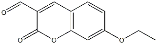 2H-1-Benzopyran-3-carboxaldehyde,7-ethoxy-2-oxo-(9CI) 구조식 이미지