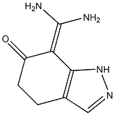 6H-Indazol-6-one,7-(diaminomethylene)-2,4,5,7-tetrahydro-(9CI) 구조식 이미지