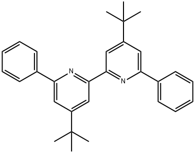 4,4'-di-tert-butyl-6,6'-diphenyl-2,2'-bipyridine catalog Structure