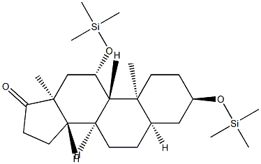 3α,11β-Bis(trimethylsiloxy)-5β-androstan-17-one Structure