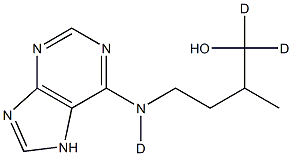 [2H3]DIHYDROZEATIN (D-DHZ Structure