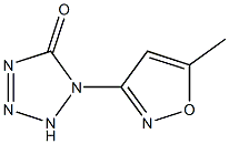 5H-Tetrazol-5-one,1,2-dihydro-1-(5-methyl-3-isoxazolyl)-(9CI) 구조식 이미지