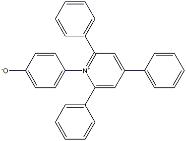 2,4,6-트리페닐-1-(4-옥실라토페닐)피리디늄 구조식 이미지