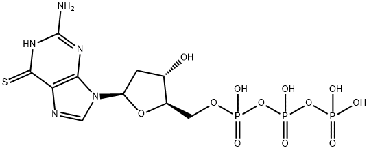 2'-데옥시-6-티오구아노신5'-트리포스페이트 구조식 이미지