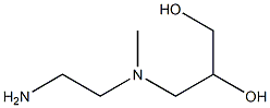 1,2-Propanediol,3-[(2-aminoethyl)methylamino]-(9CI) Structure