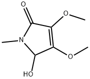 2H-Pyrrol-2-one,1,5-dihydro-5-hydroxy-3,4-dimethoxy-1-methyl-(9CI) Structure