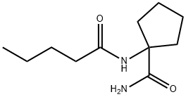 1-пентаноиламиноциклопентанкарбоновая кислота структурированное изображение
