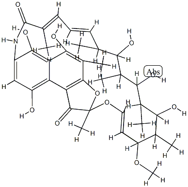 Rifamycin, 25-O-deacetyl- Structure