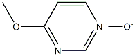 피리미딘,4-메톡시-,1-옥사이드(6Cl,8Cl,9CI) 구조식 이미지