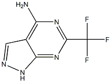 3-(trifluoromethyl)-2,4,8,9-tetrazabicyclo[4.3.0]nona-1,3,5,7-tetraen- 5-amine Structure