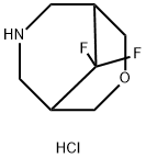 9,9-Difluoro-3-Oxa-7-Aza-Bicyclo[3.3.1]Nonane Hydrochloride(WX120103S1) Structure