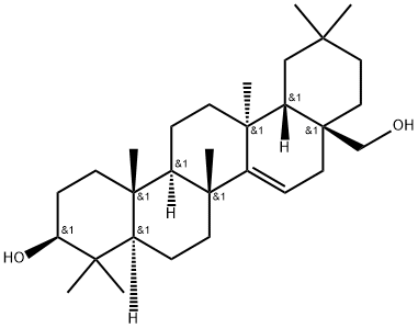 D-Friedoolean-14-ene-3β,28-diol 구조식 이미지