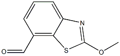 7-Benzothiazolecarboxaldehyde,2-methoxy-(9CI) Structure