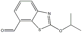 7-Benzothiazolecarboxaldehyde,2-(1-methylethoxy)-(9CI) Structure