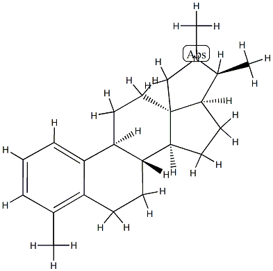 4-Methyl-19-norcona-1,3,5(10)-triene Structure