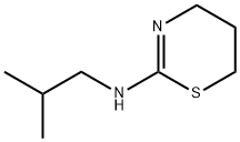 4H-1,3-Thiazin-2-amine,5,6-dihydro-N-(2-methylpropyl)-(9CI) Structure