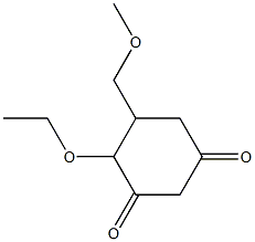 1,3-시클로헥산디온,4-에톡시-5-(메톡시메틸)-(9Cl) 구조식 이미지