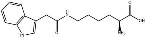 indole-3-acetyl-epsilon-lysine Structure