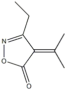 2-Isoxazolin-5-one,3-ethyl-4-isopropylidene-(8CI) 구조식 이미지