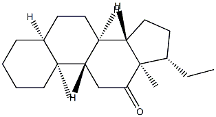 5β-Pregnan-12-one Structure