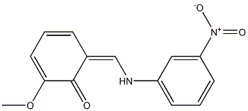 2-methoxy-6-{[(3-nitrophenyl)imino]methyl}phenol Structure