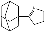 2H-Pyrrole, 3,4-dihydro-5-tricyclo[3.3.1.13,7]dec-1-yl- Structure